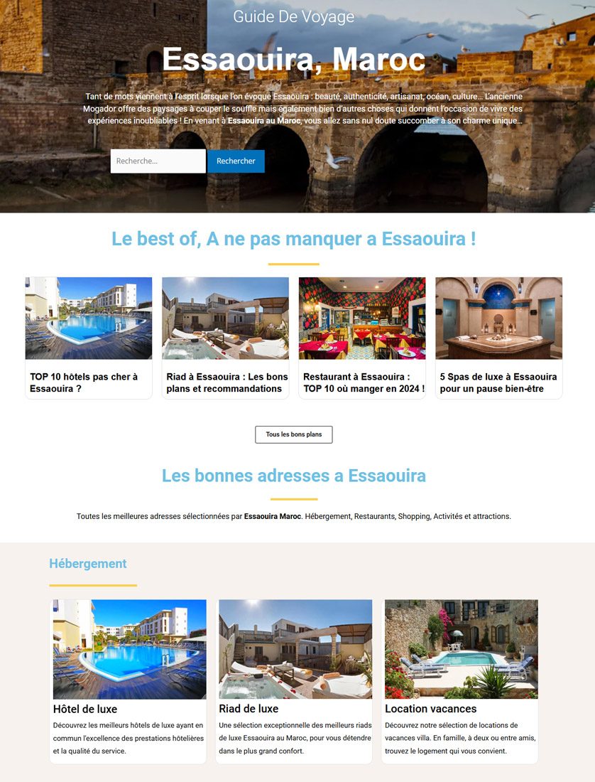 site web essaouira maroc